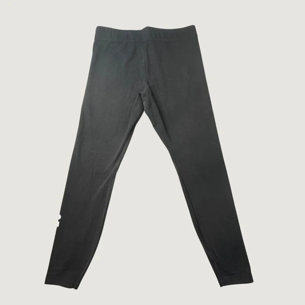 Nike Leggings Womens L CU5074-010 Black Graphic Logo Sportswear Activewear